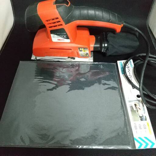 E-Value 吸塵オービルサンダー　ES-200DCSC 動作品　藤原産業