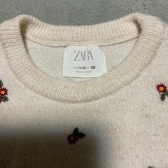 ZARA キッズ　ニットベスト　サイズ152の画像