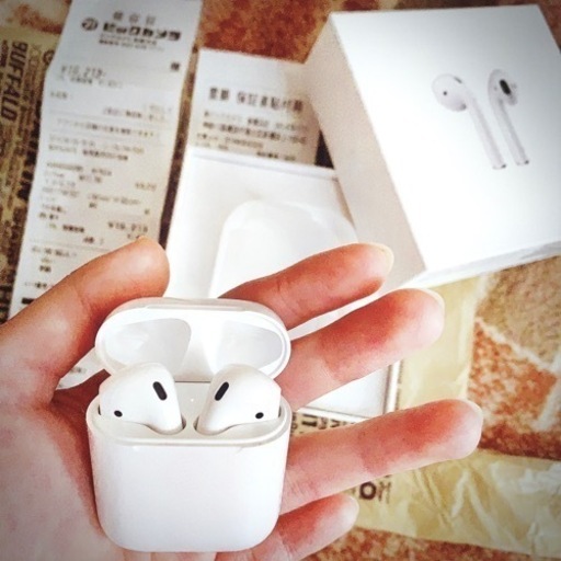 【受付終了】【Musthafa】未使用に近い air pods 第2世代 自宅保管 過剰な値下げ交渉NG