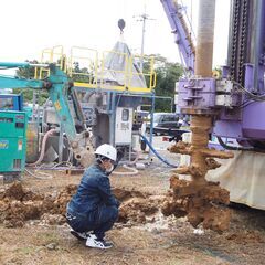 【鳥取県西伯郡：重機オペレーター：正社員】一緒に働きませんか？新日本建設地盤改良工事スタッフ・重機オペレーターの募集です。の画像