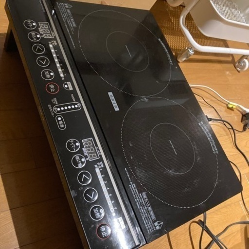 2口 IHクッキングヒーター  ＋ 台座