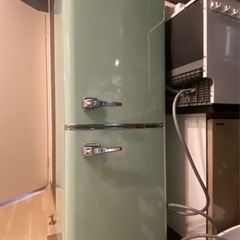 去年購入のレトロ風冷蔵庫！(値下げしました)