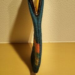 がま口型メガネケースの画像