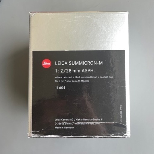 Leica Summicron M 28mm f2 ASPH 