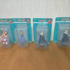 ディズニー クリスマスオーナメントくじ 2022 フィギュアオーナメント賞 アナ エルサ ミニーマウス 4点セットの画像