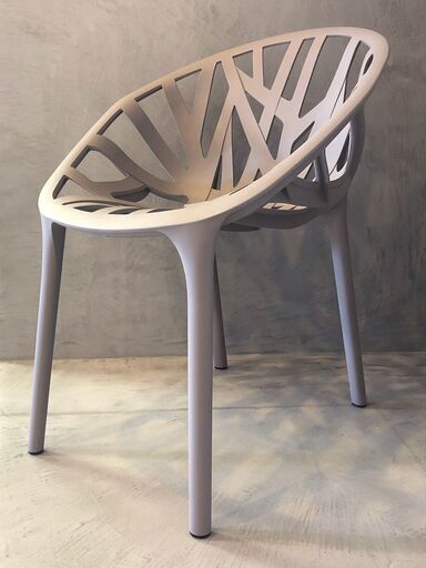 美品 Vitra （ヴィトラ）Vegetal Chair（ベジタルチェア）モーブグレー