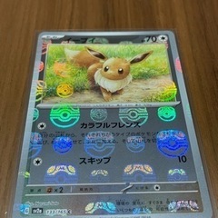 ポケモンカード151 マスターボール　イーブイ