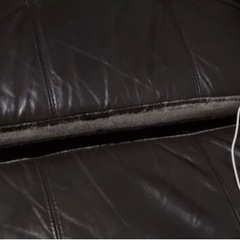 ニトリ カウチソファ 黒 3人掛け 以上 ビッグサイズ の画像