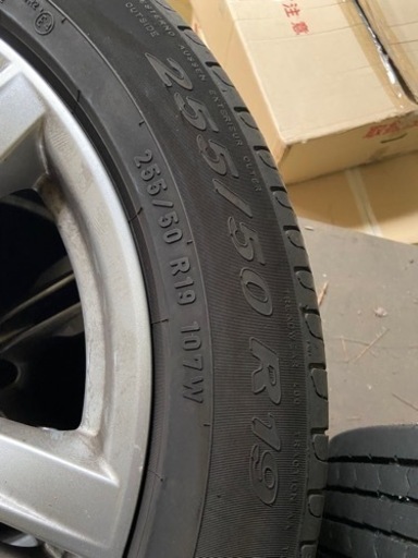 純正 X5 F15 ホイール付きタイヤ255.285／19インチ
