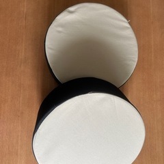 円いソファークッション 2ケ(商談中)の画像