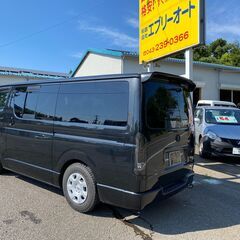自社ローンあり！ガソリン100リットルプレゼント✨ワンオーナー！綺麗✨社外パーツ多数✨トヨタ★ハイエース★スーパーGL★2000cc★5人乗り★の画像
