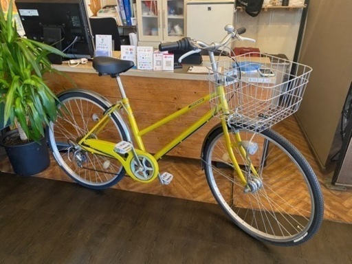 【LEDオートライト】26インチ6速　シティサイクル