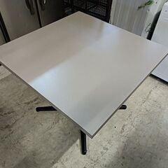 NB　一本足　ダイニングテーブル　店舗用テーブル　グレー『中古美品』の画像