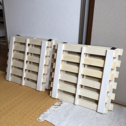 【お話中】すのこ　ベッド　シングル