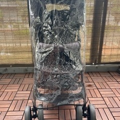 kinderwagon 二人乗り用ベビーカー　備品付きの画像