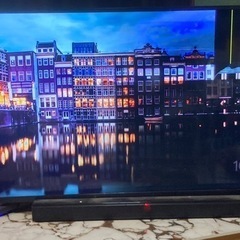 【取引中】50インチ 4K対応(※液晶割れ)