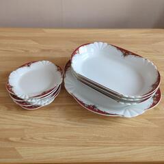 FINE CHINA　Tohoトーホー 盛り皿、取り皿８点セットの画像