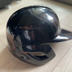 【軟式野球成人用】ZETT Lサイズ　ブラック　左打者用ヘルメットの画像