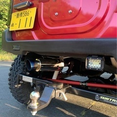 ジムニー jb23w jimny 18年式 全塗装仕上げたて済 ヒッチメンバー付の画像