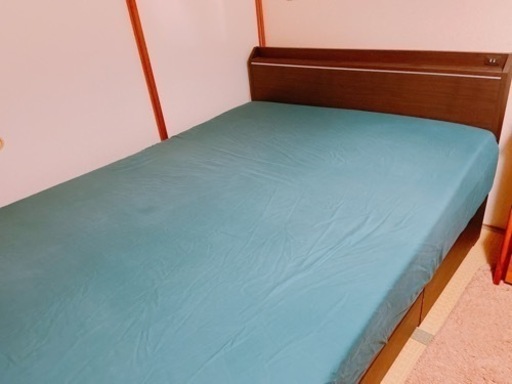 【ニトリ、IKEA】収納チェスト付きダブルベット＋寝具一式