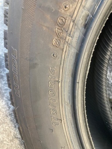再々値下Bridgestone 175/70R14 BLZZAK STUDLESS  ブリヂストン　ブリザック　スタッドレス　9分山　2022年　4本セット