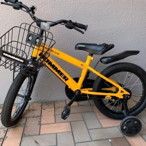 「ハマー」HUMMER 子供用自転車　補助輪つき