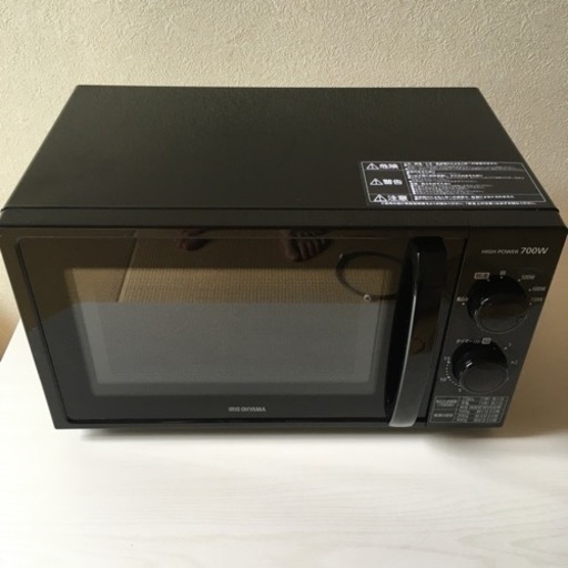 アイリスオーヤマ 電子レンジ ブラック 2019年製 IMG-T177-5-B