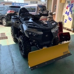 KYMCO NEW MXU 700EXi ESP ４輪バギー　ATV 　スノープラウ　除雪 の画像