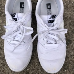 new balance CT10 キャンバス　スニーカー　ホワイト　27cmの画像