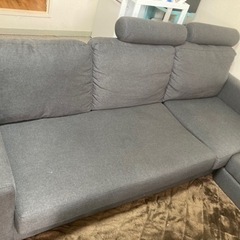 【売買済】 3人掛け 北欧 カウチソファー
