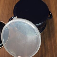 桂由美 yumi katsura ホーロー鍋 タッパー の2way 調理器具 の画像