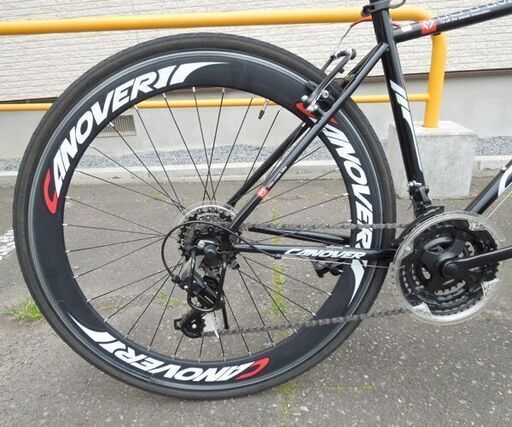  CANOVER クロスバイク CAC-025 NYMPH 700×28C シマノ21段変速 ブラック カノーバー ☆ 札幌市 北区 