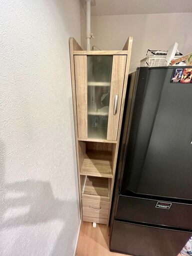 食器棚 スリム キッチン 収納 隙間収納 棚