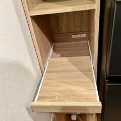 食器棚 スリム キッチン 収納 隙間収納 棚の画像