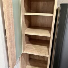 食器棚 スリム キッチン 収納 隙間収納 棚の画像
