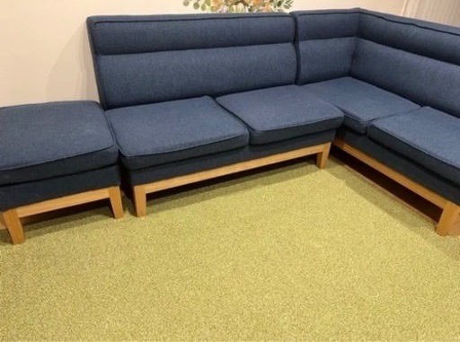 ニトリ　カウチソファ　3点セット