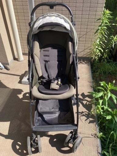 アップリカ　ルンルンコンパクト　A型ベビーカー&レインカバー&汗とりマット