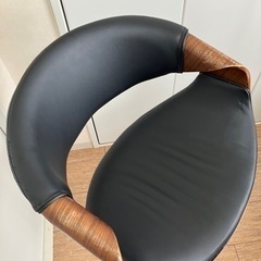 ハイチェア　ブラックの画像