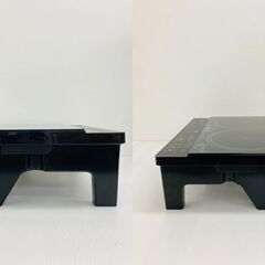【レガストック江東店】山善 YAMAZEN 2口IHクッキングヒーター IH調理器 脚付き YES-WL1456(B) 2022年製の画像