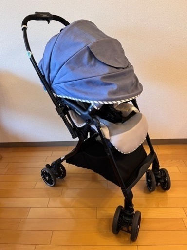 6/26まで　AB型ベビーカー　Combiスゴカルα 4キャス Light エッグショック