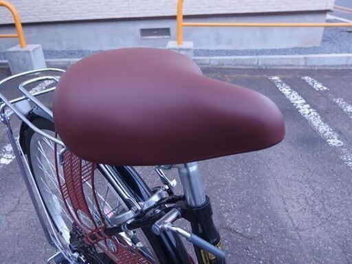 a.ｎ.design 26インチ シティサイクル 6段変速 ブラック 自転車 LEDオートライト カギ付き 札幌市 北区 屯田