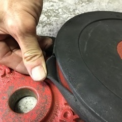 ダンベルプレート　5kg×2個 バーベルプレートの画像