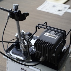 モデラーの方にMr.リニアコンプレッサーL7/レギュレーターセット及びTAMITAスプレーワークペインティングブースIIを取りに来ていただける方に無料で差し上げます．の画像
