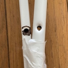 【使用感あり】ゴミ箱　山崎実業　ゴミ分別ホルダー　ルーチェ　ホワイトの画像