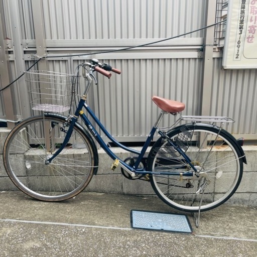 【売約済み】　自転車　ママチャリ　ちょいノリ　街乗り　町乗り　サイクル　チャリ　26インチ　アルフォント　al fonto オートライト　6段変速　ギア