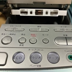 （受付終了）SONY CD カセット ラジオ プレーヤー 動作品の画像