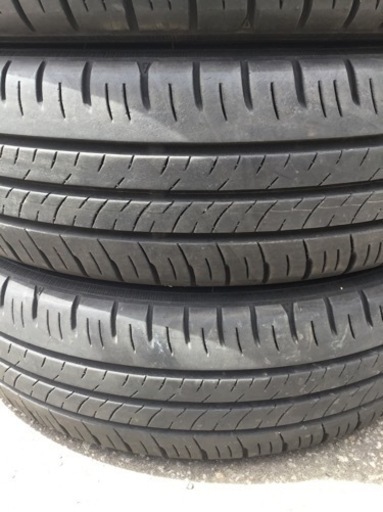 バリ溝 155/65R14 ダンロップ 4本セット