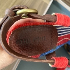 miu miu サンダル　(size  35 1/2)の画像