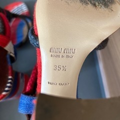 miu miu サンダル　(size  35 1/2)の画像