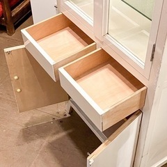 《売約済》【武蔵小山店】  ドクターキャビネット　医療棚　ケビント　飾り棚　食器棚　アンティーク　ビンテージ　古道具　時代　什器　店舗　飾り棚　コレクションケース　ブックケース　本棚　ガラス棚の画像